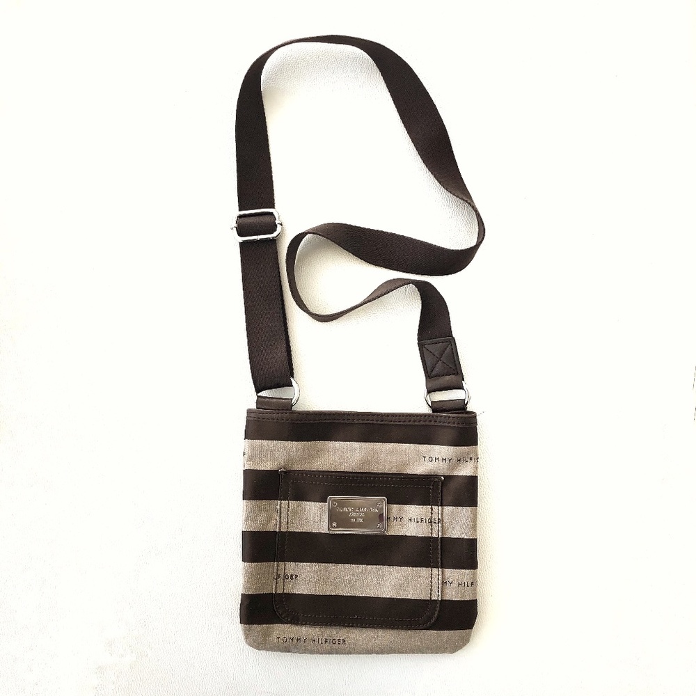 Tommy Hilfiger Striped Cross Over Bag